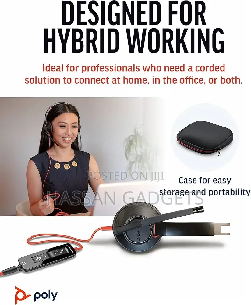 Poly Blackwire 3220 Stereo USB C Headset