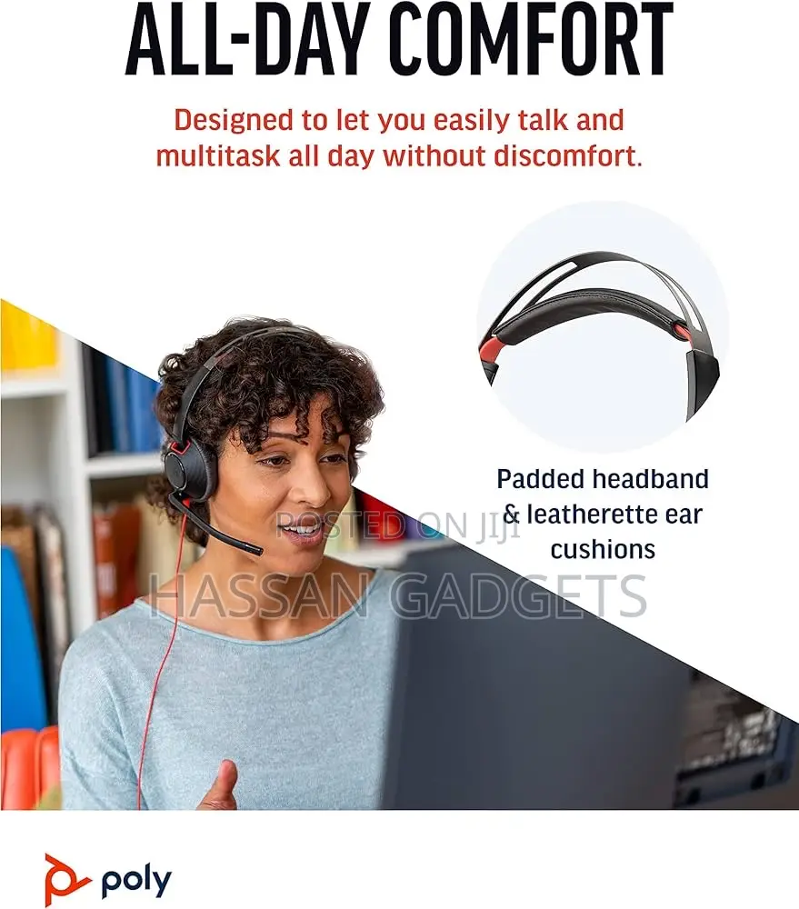 Poly Blackwire 5220 Stereo Usb C Headset
