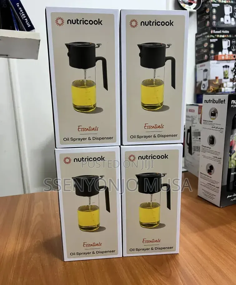 Nutricook Oil Sprayer Dispenser – 500ml 2-in-1 Oil Spray Bottle