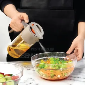 Nutricook Oil Sprayer Dispenser – 500ml 2-in-1 Oil Spray Bottle