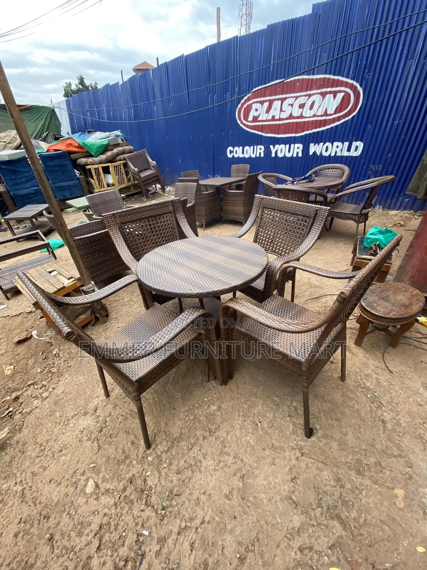 Crafted Dinning Chairs and Table
