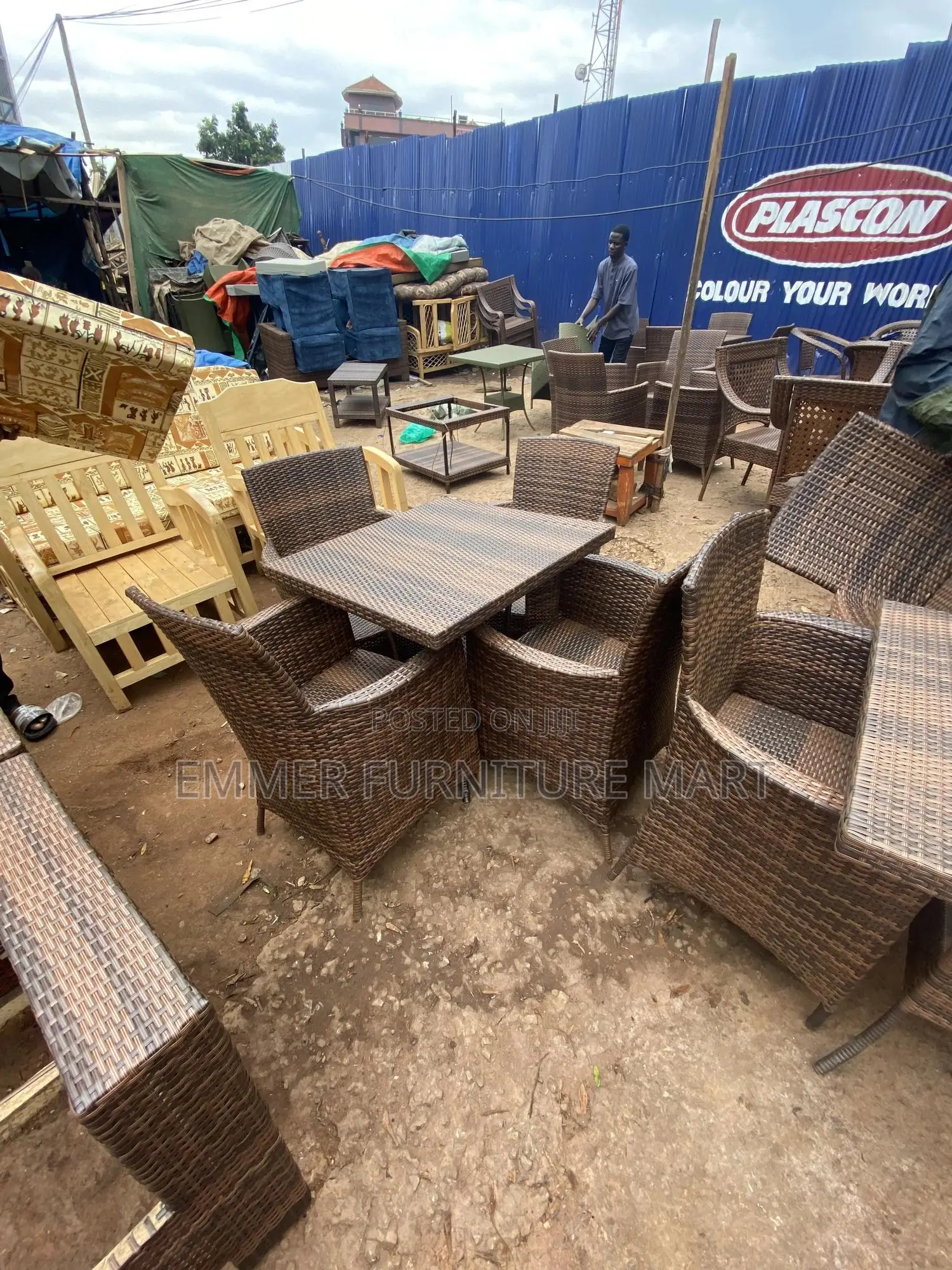 Crafted Dinning Chairs and Table