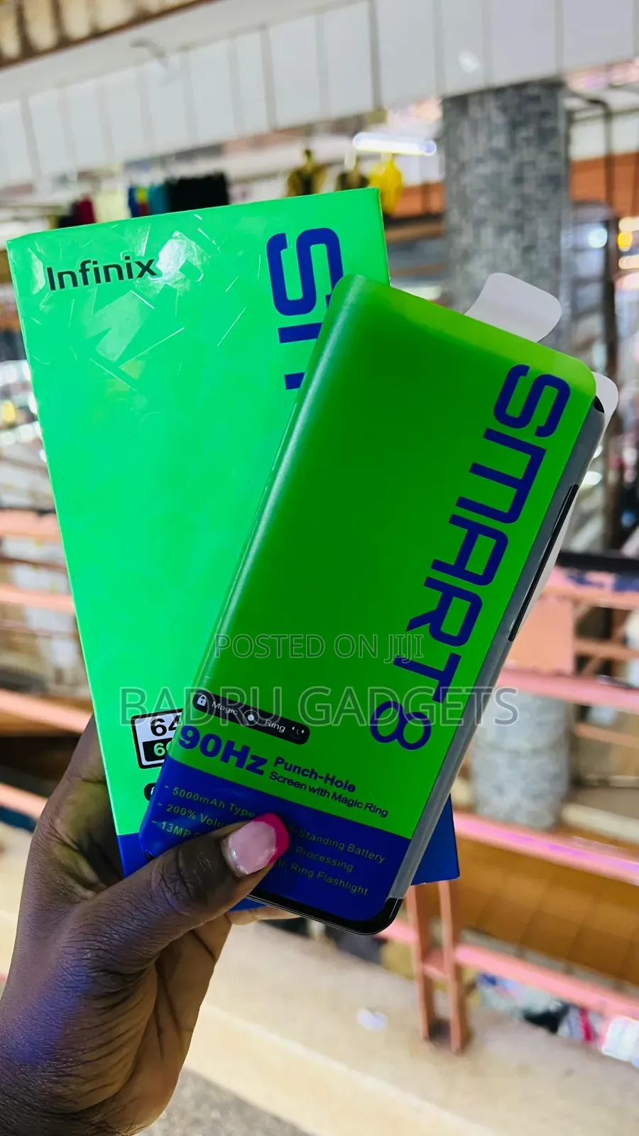 New Infinix Smart 8 128 GB Black