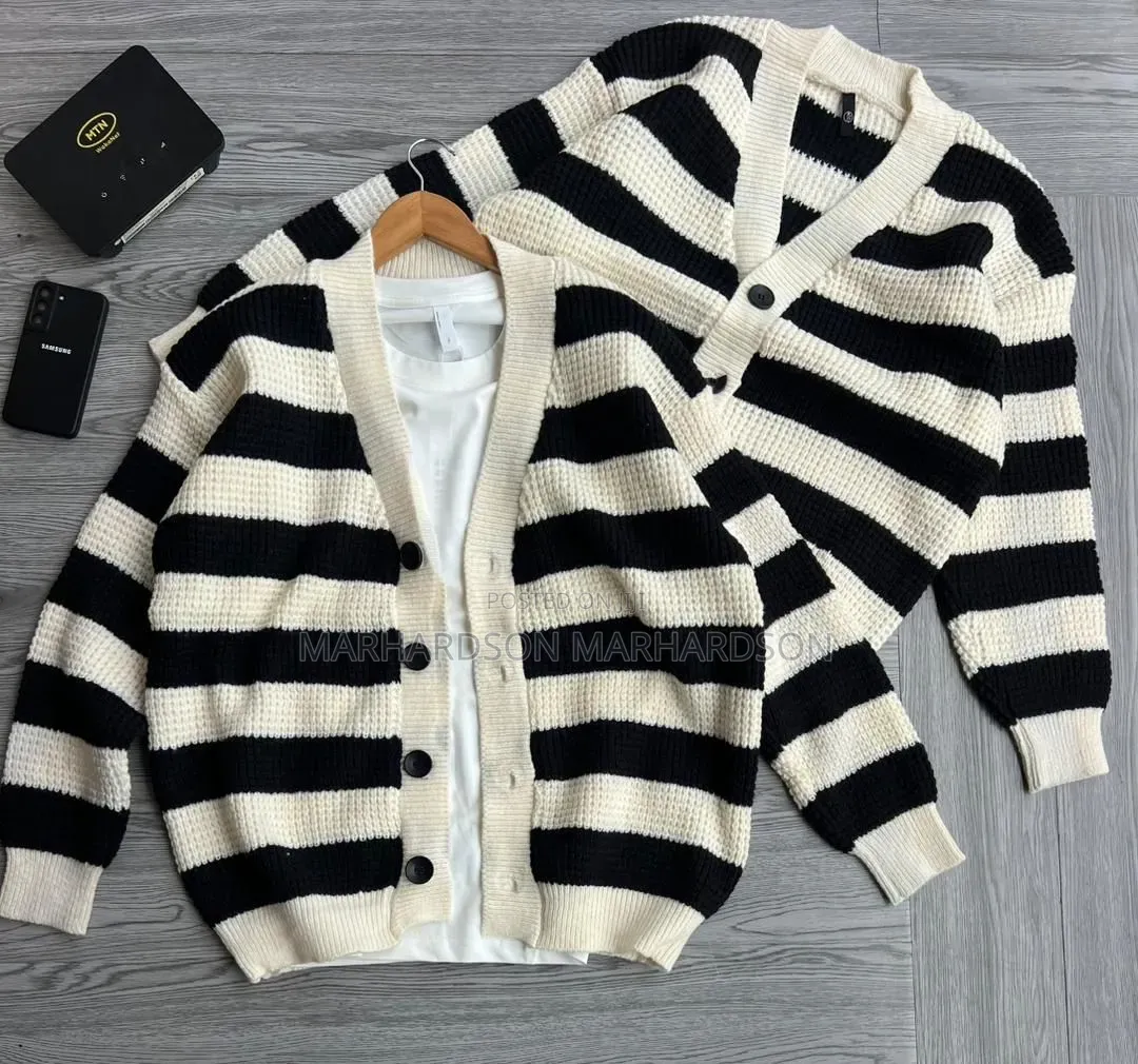 Botton Striped Sweaters