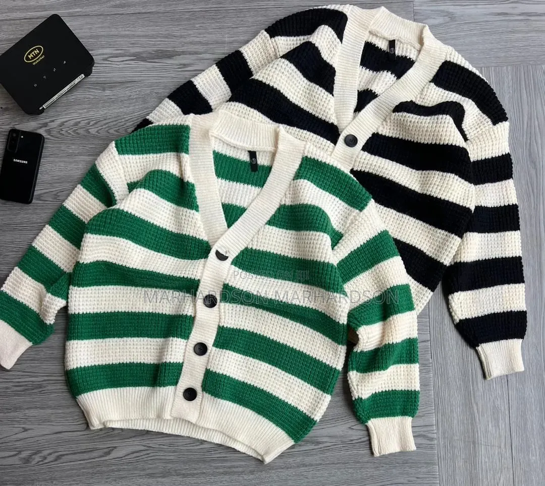 Botton Striped Sweaters