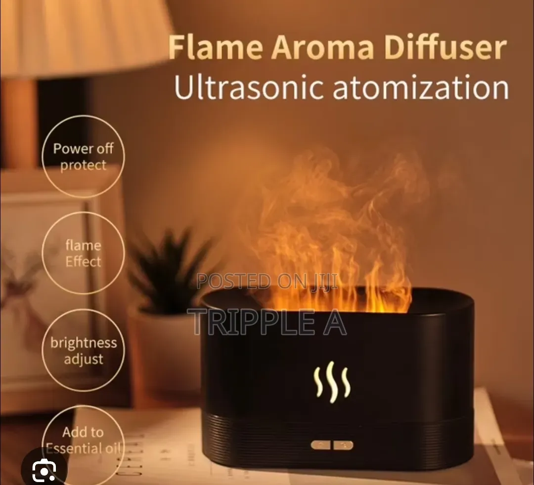 Ultrasonic Flame Effect Humidifier