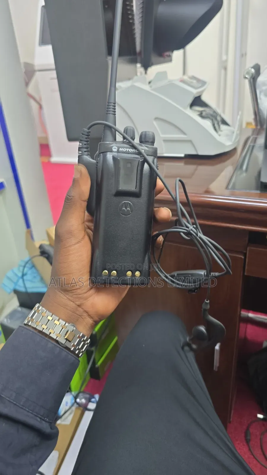Motorola Gp340 Radio – Uhf Walkie-talkie