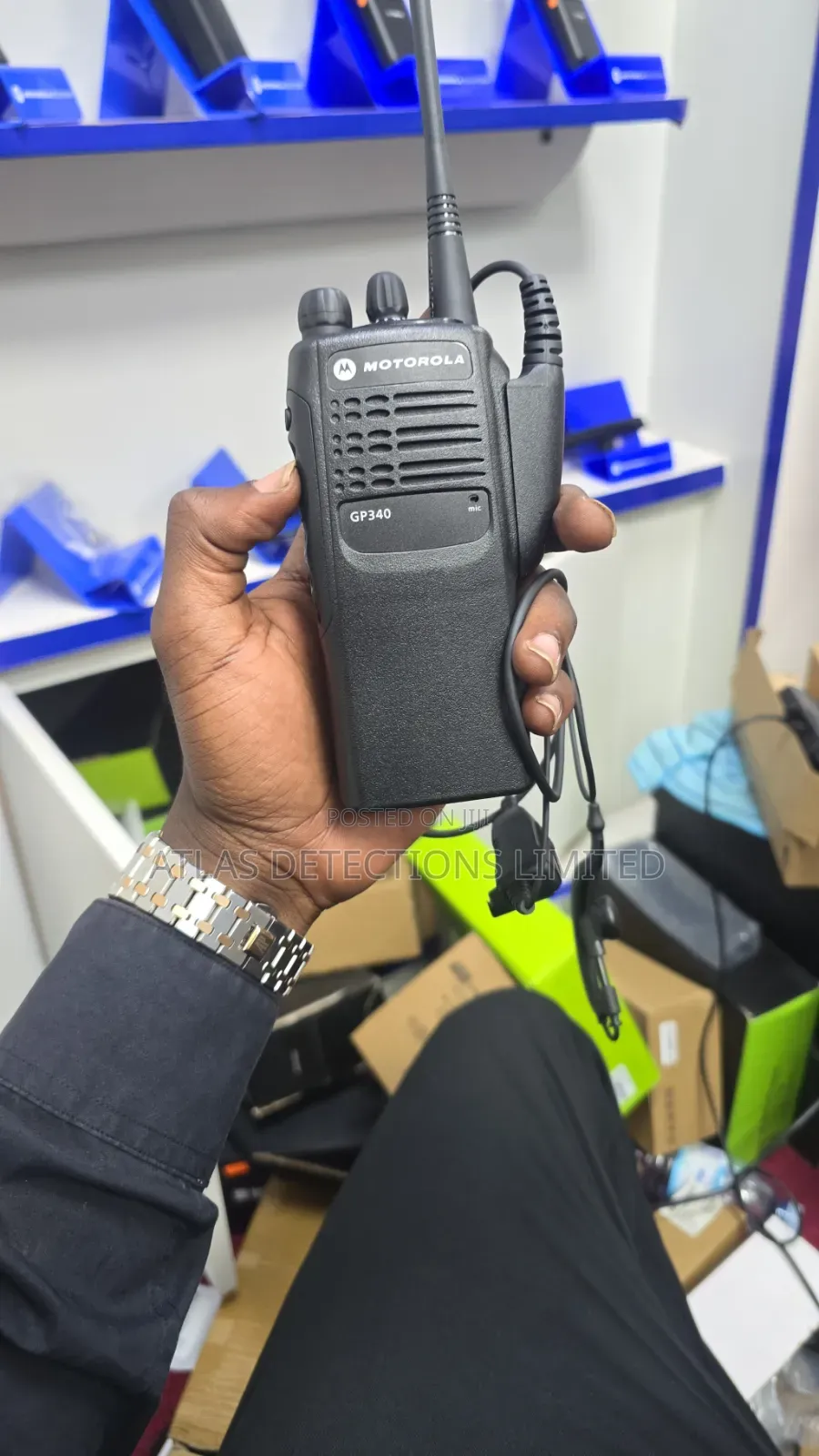 Motorola Gp340 Radio – Uhf Walkie-talkie