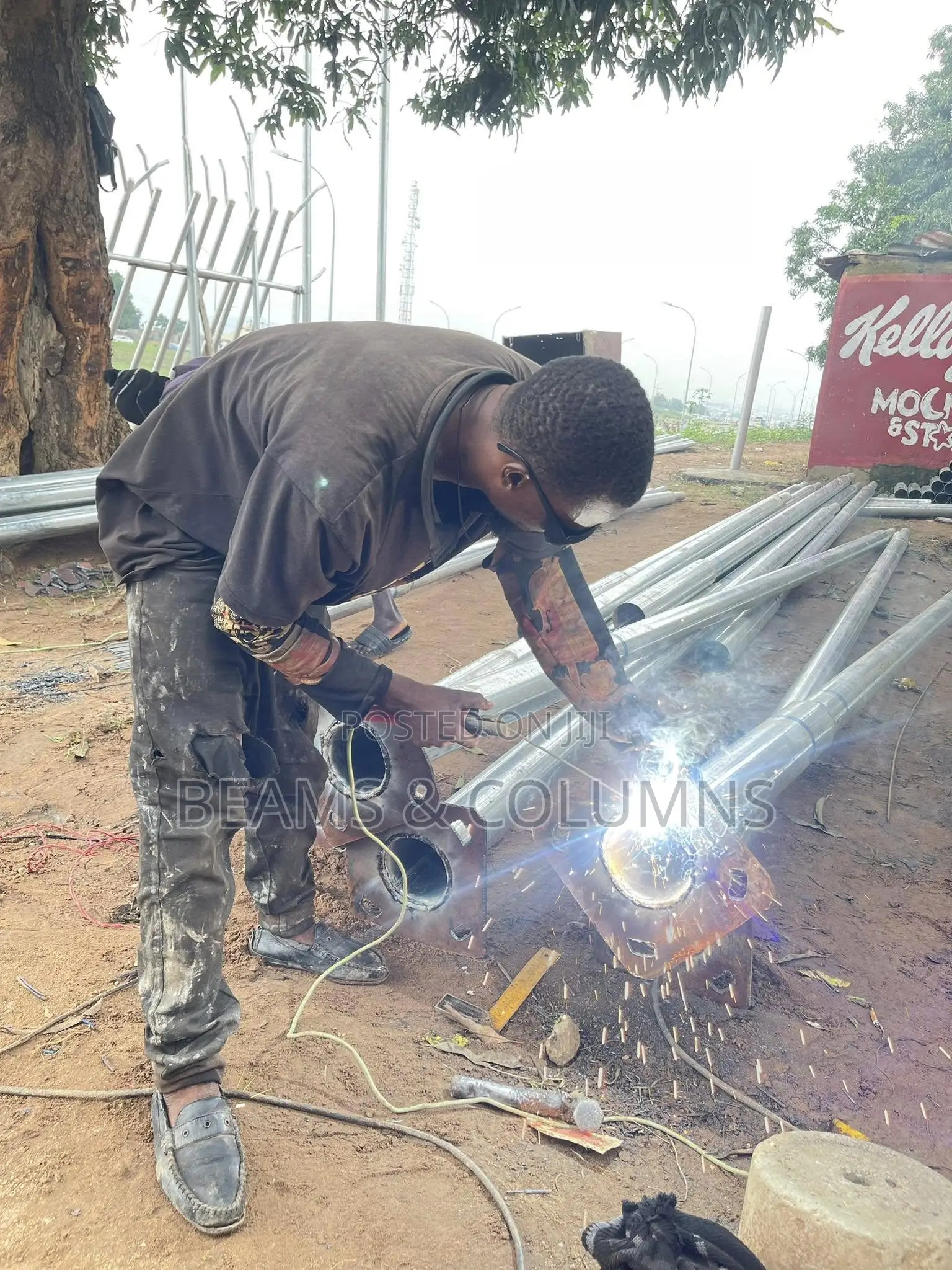 Solar Street Light Poles Fabrication | Installation Services