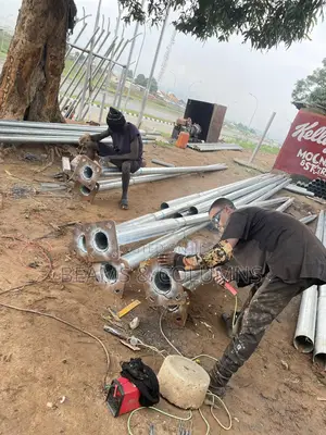 Solar Street Light Poles Fabrication | Installation Services