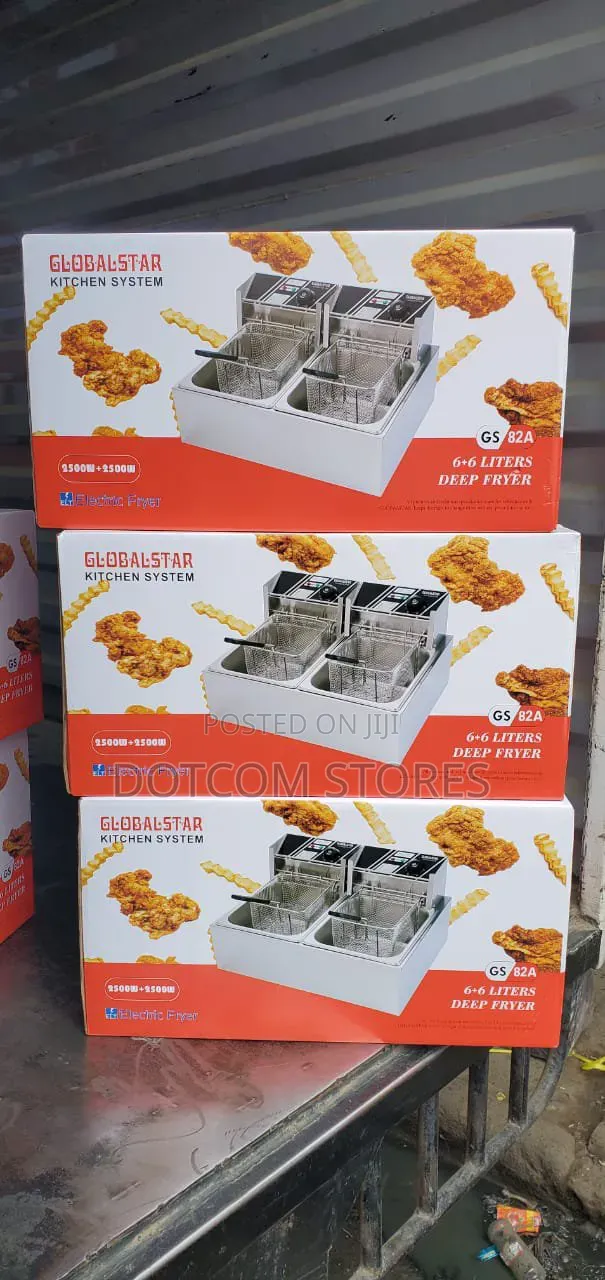 12l Globalstar Double Deep Fryer