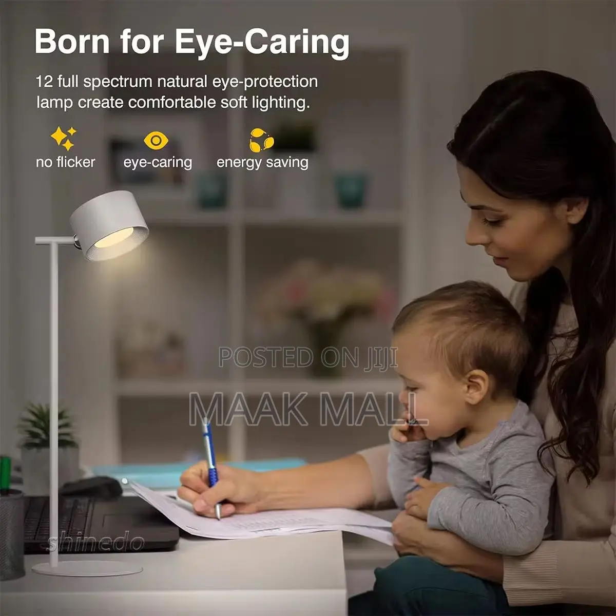 3:1 Portable Wireless Table Lamp 360 Degree Rotation Rechargeable