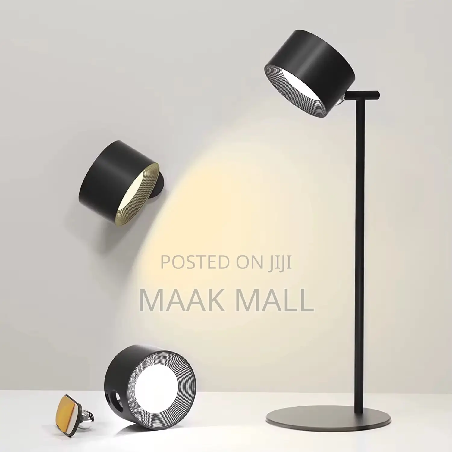 3:1 Portable Wireless Table Lamp 360 Degree Rotation Rechargeable