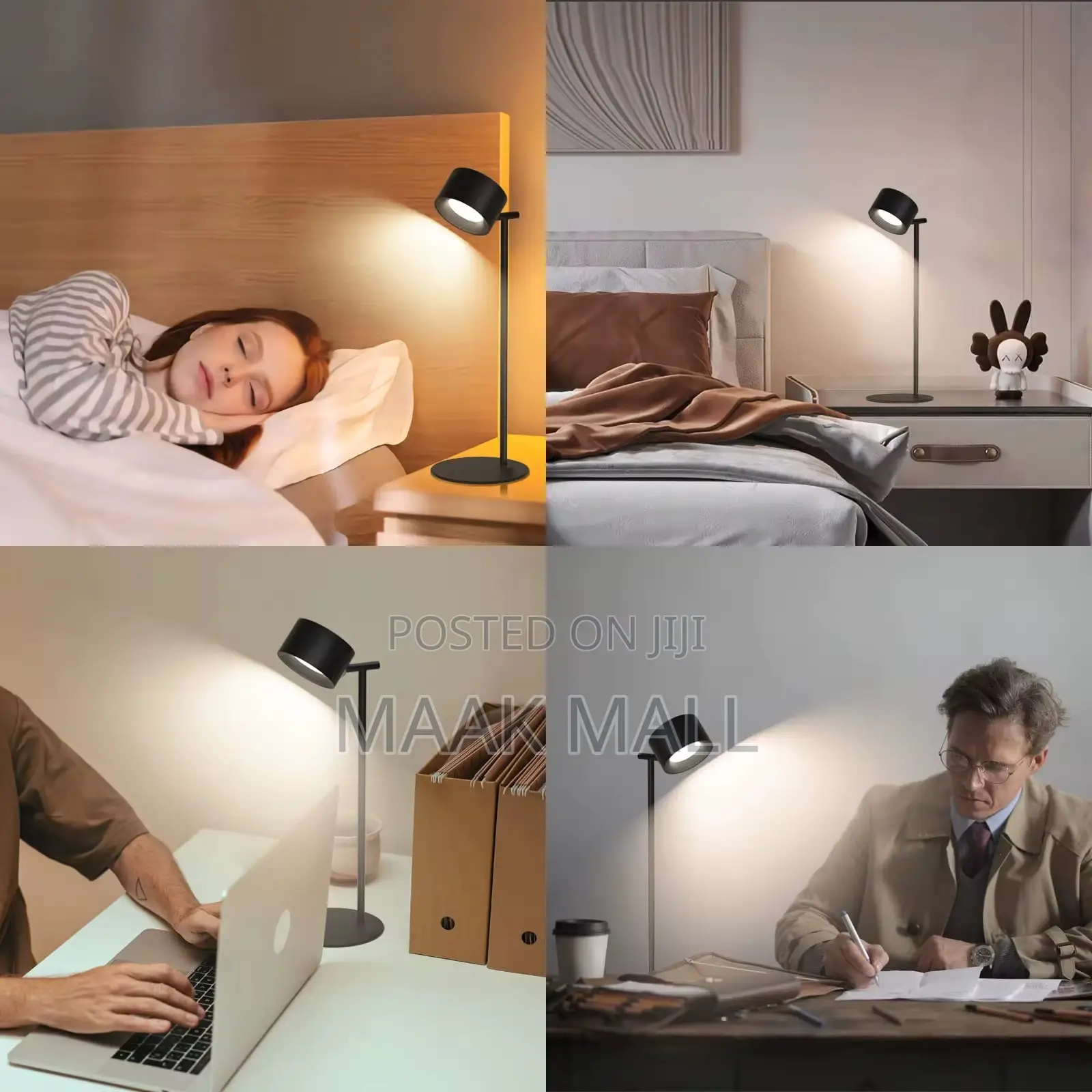 3:1 Portable Wireless Table Lamp 360 Degree Rotation Rechargeable