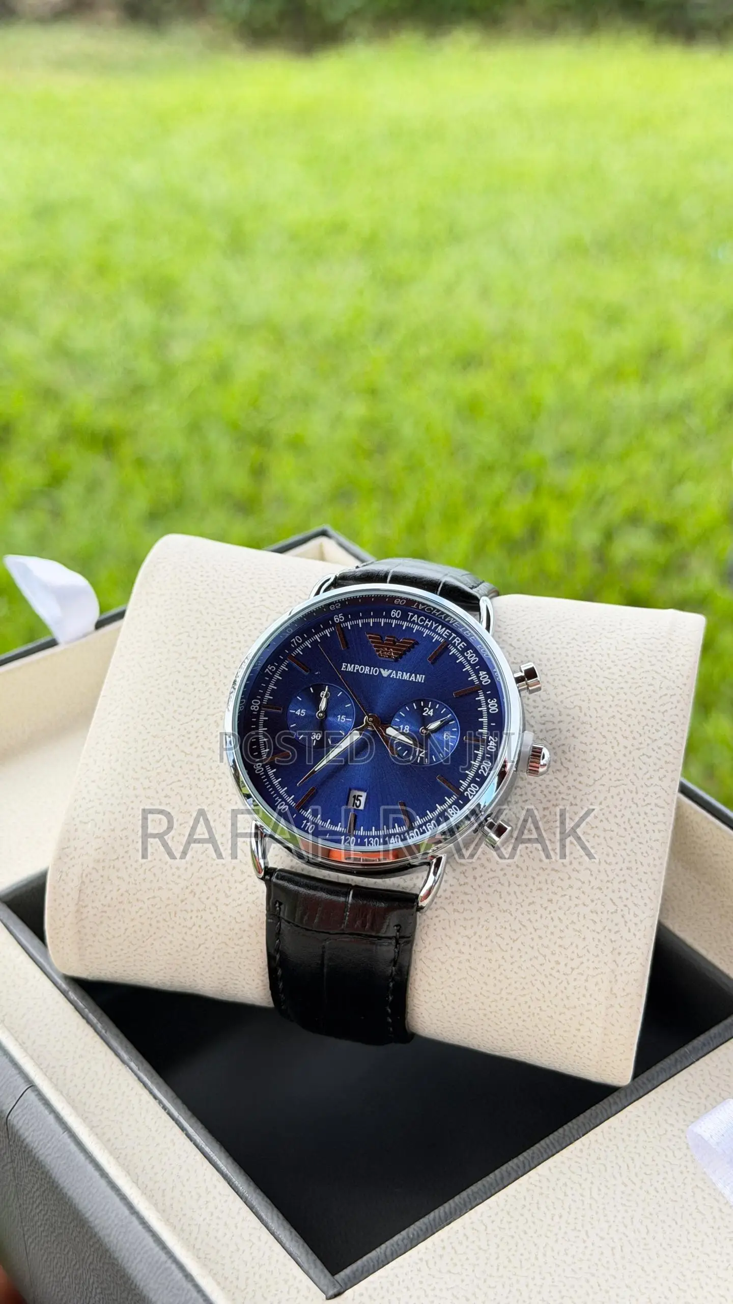 Navy Blue Dial Version of Emporio Armani Unisex Watch