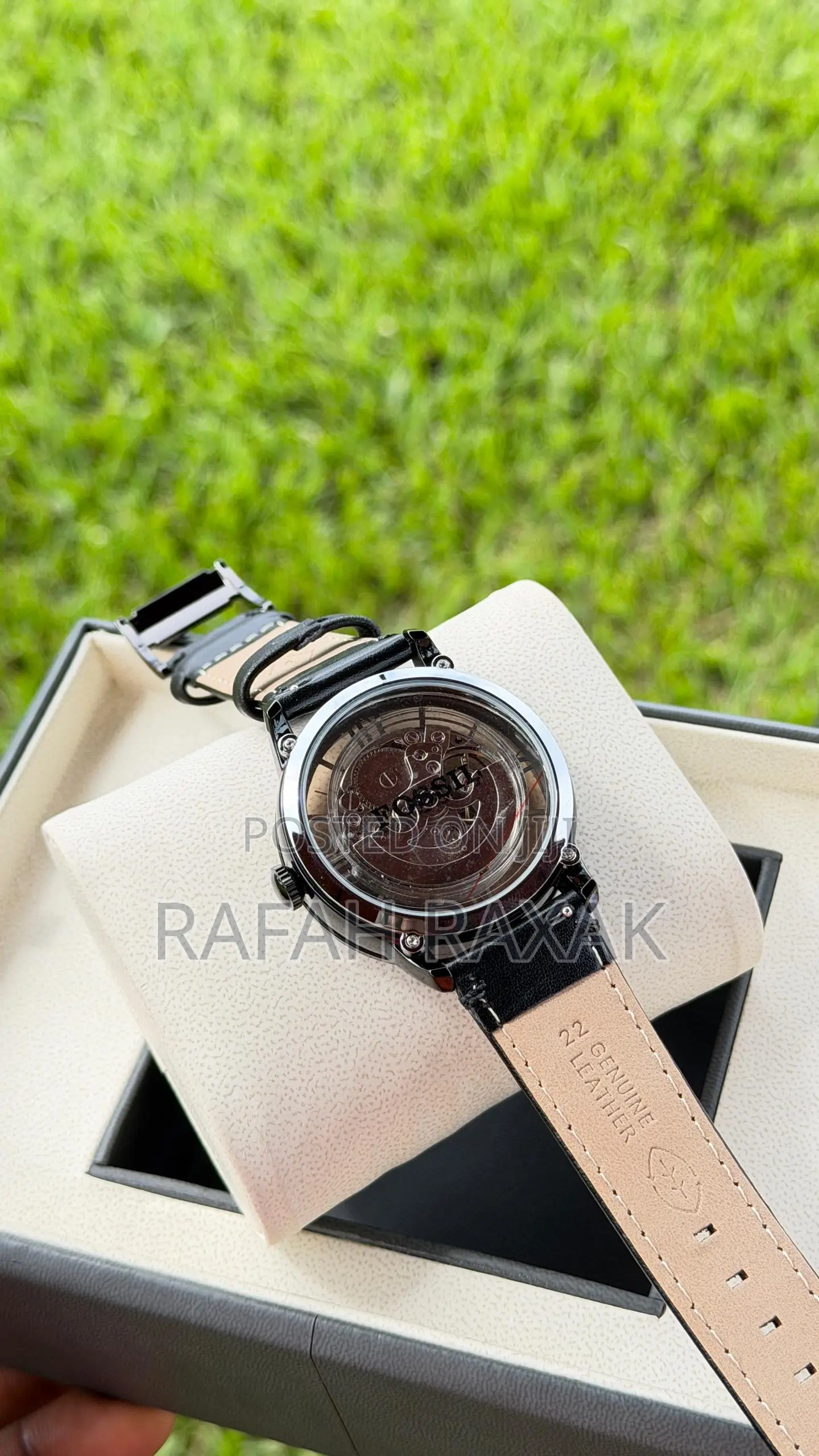 Black Strap Version of Fossil Unisex Watch