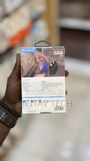 Powerology 15000mah Mini Power Bank 45w