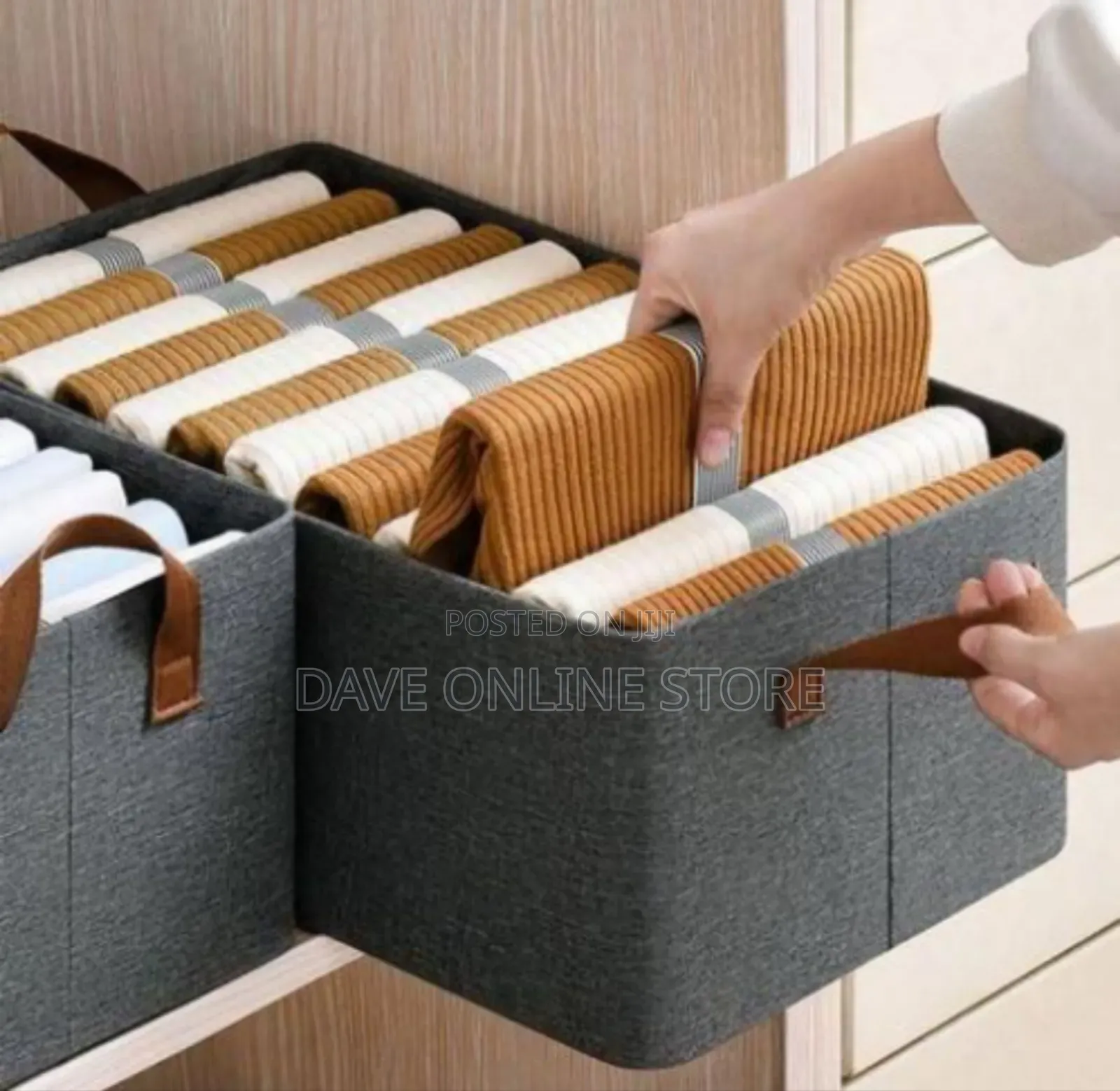 Versatile Fabric Home Organizer Storage Cube Basket