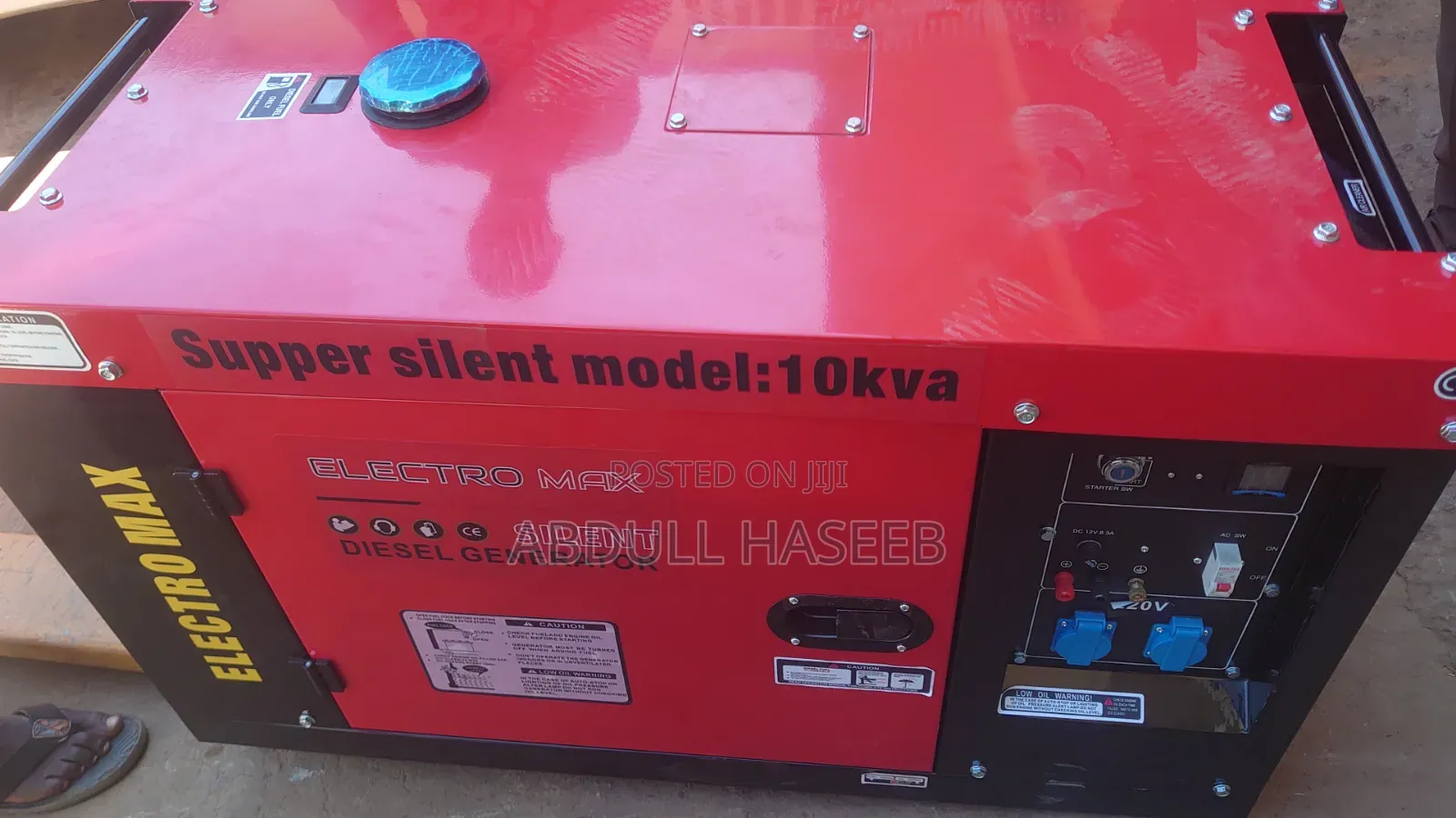10kva Super Silent Diesel Generator Heavy Duty Fuel Saving