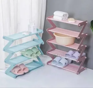 Z-Type Multi-Tier Organizer / Shoe Rack - Multicolor