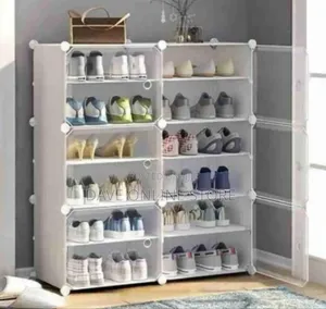 Portable Plastic Shoe Rack
