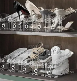 Adjustable Stackable Shoe Rack Organizer for Space-Saving Storage