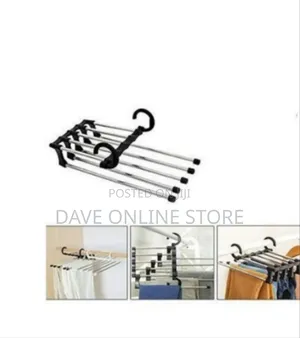 Space-Saving Multi-Layer S-Shaped Trousers and Pants Hanger