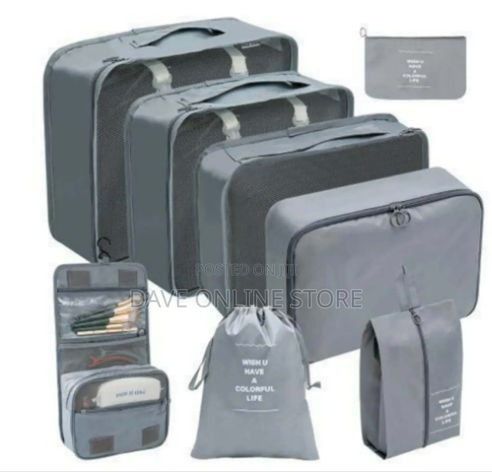 7-Piece Travel Packing Cube Organizer Set
