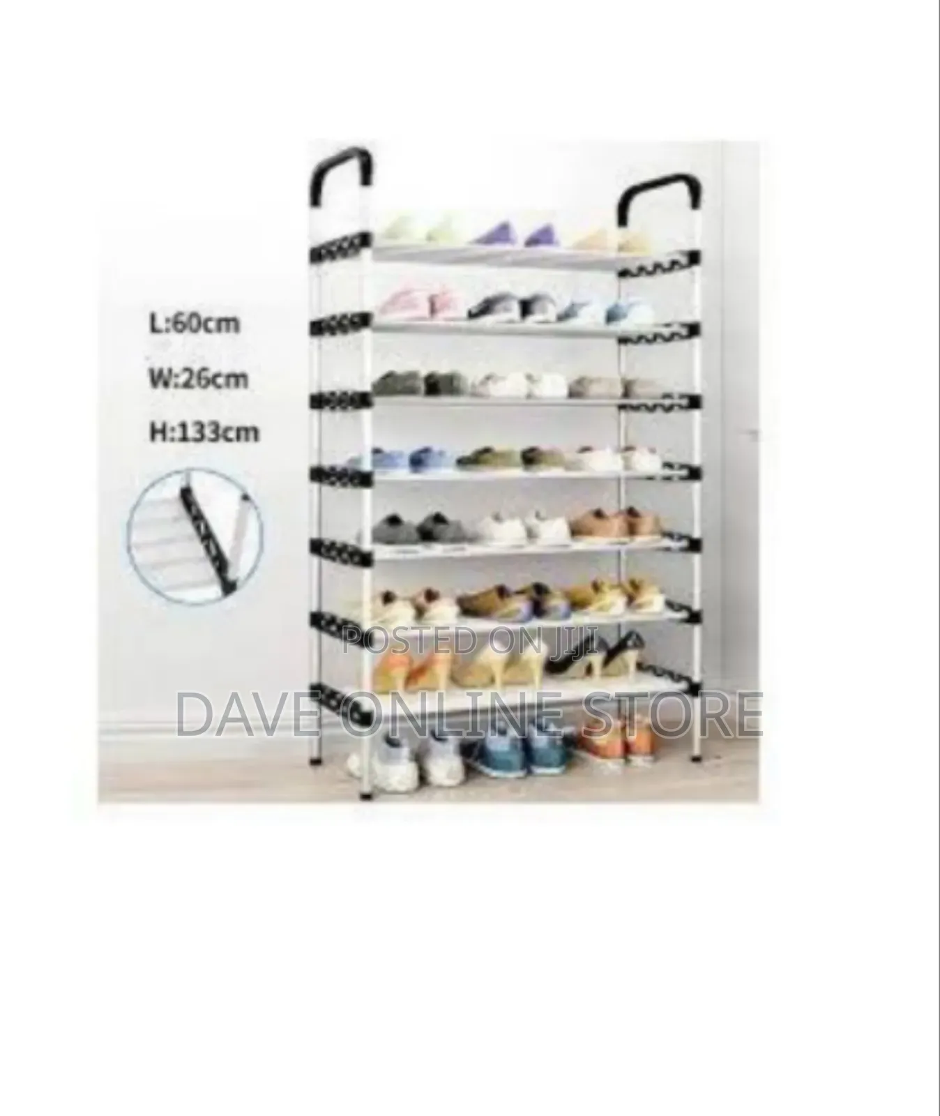 Multi-Tier Vertical Shoe Storage Rack