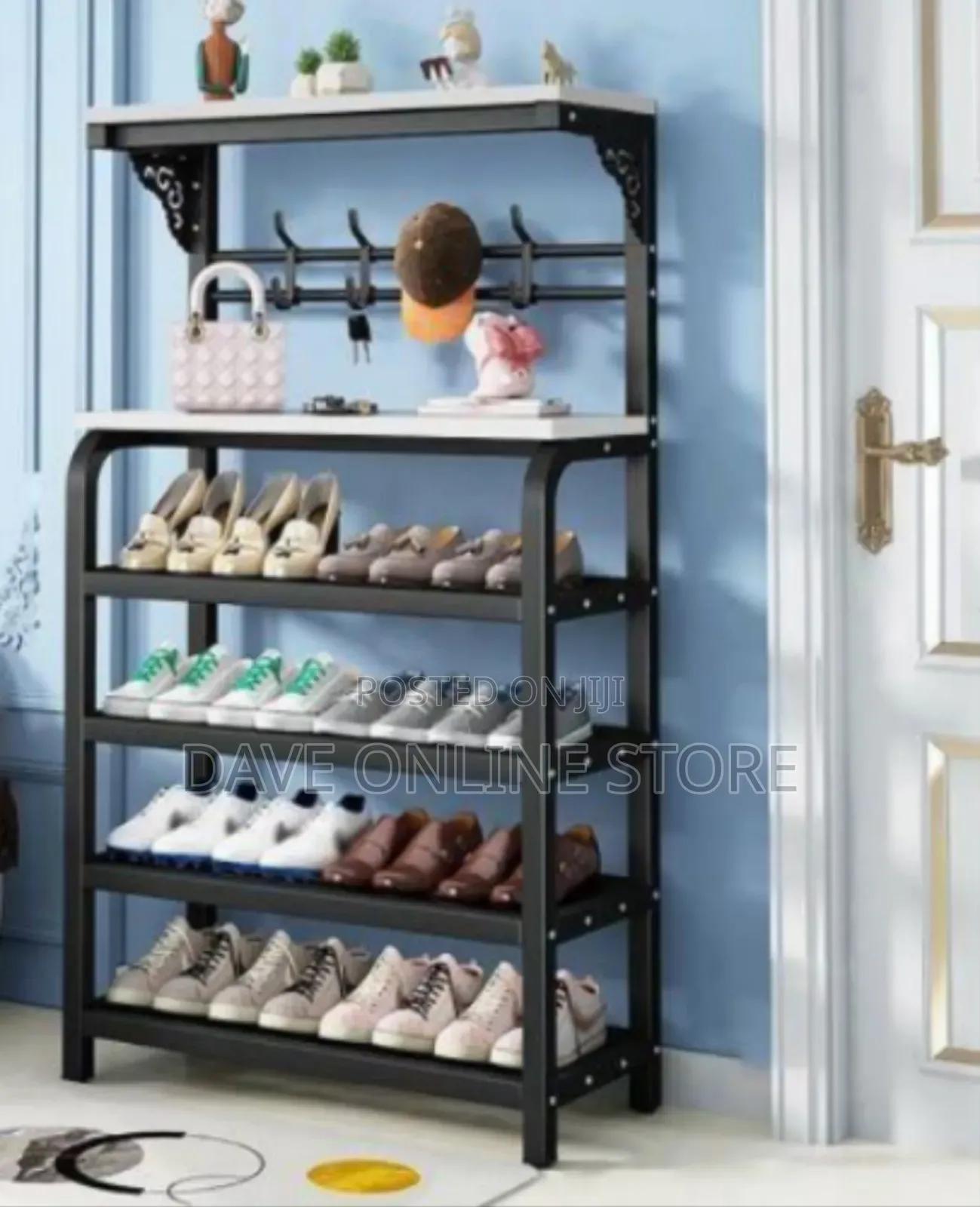 Multi-Functional Entryway Shoe Rack and Storage Shelf