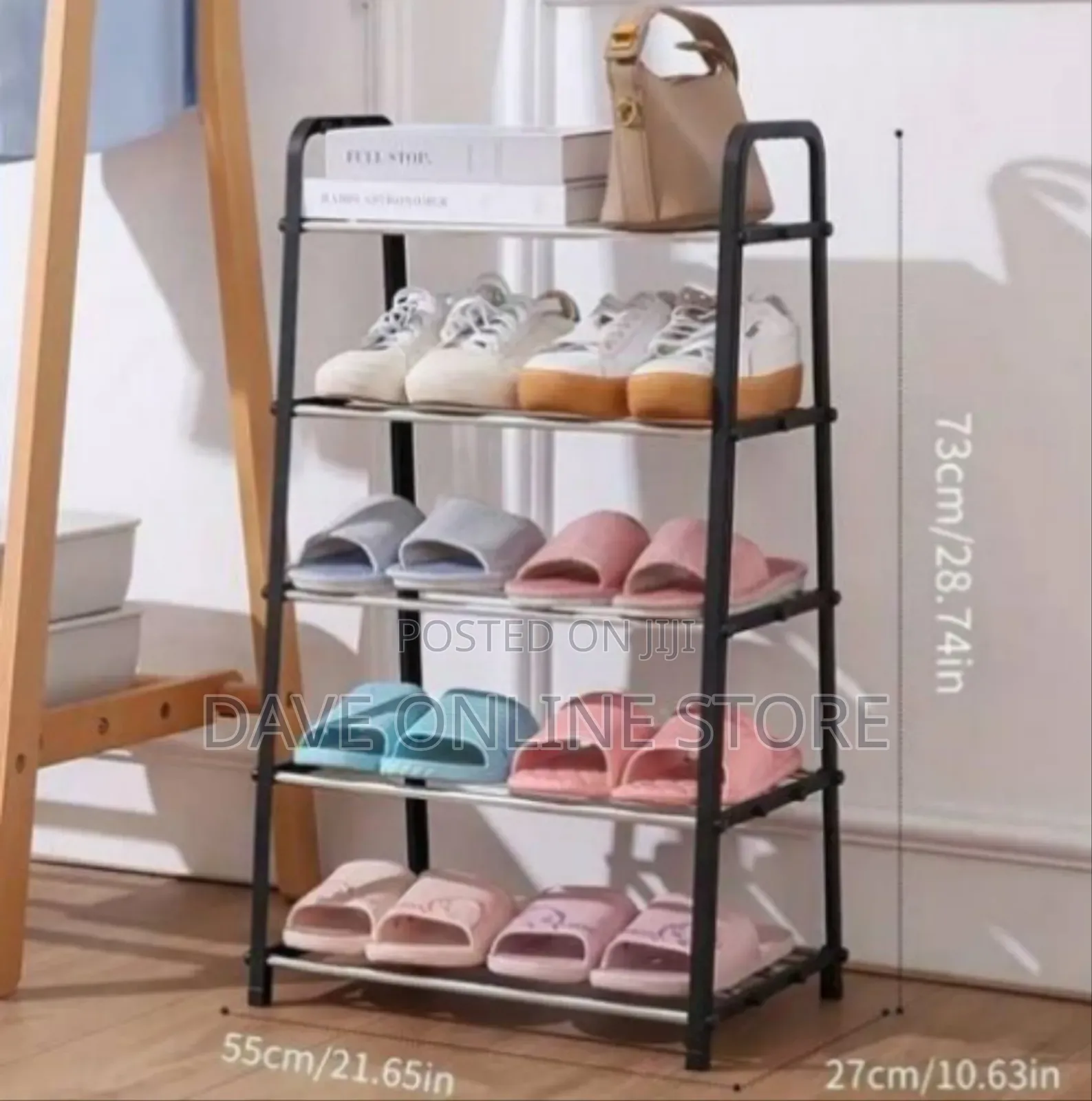 Stylish Space-Saving 4-Tier Shoe Rack Organizer