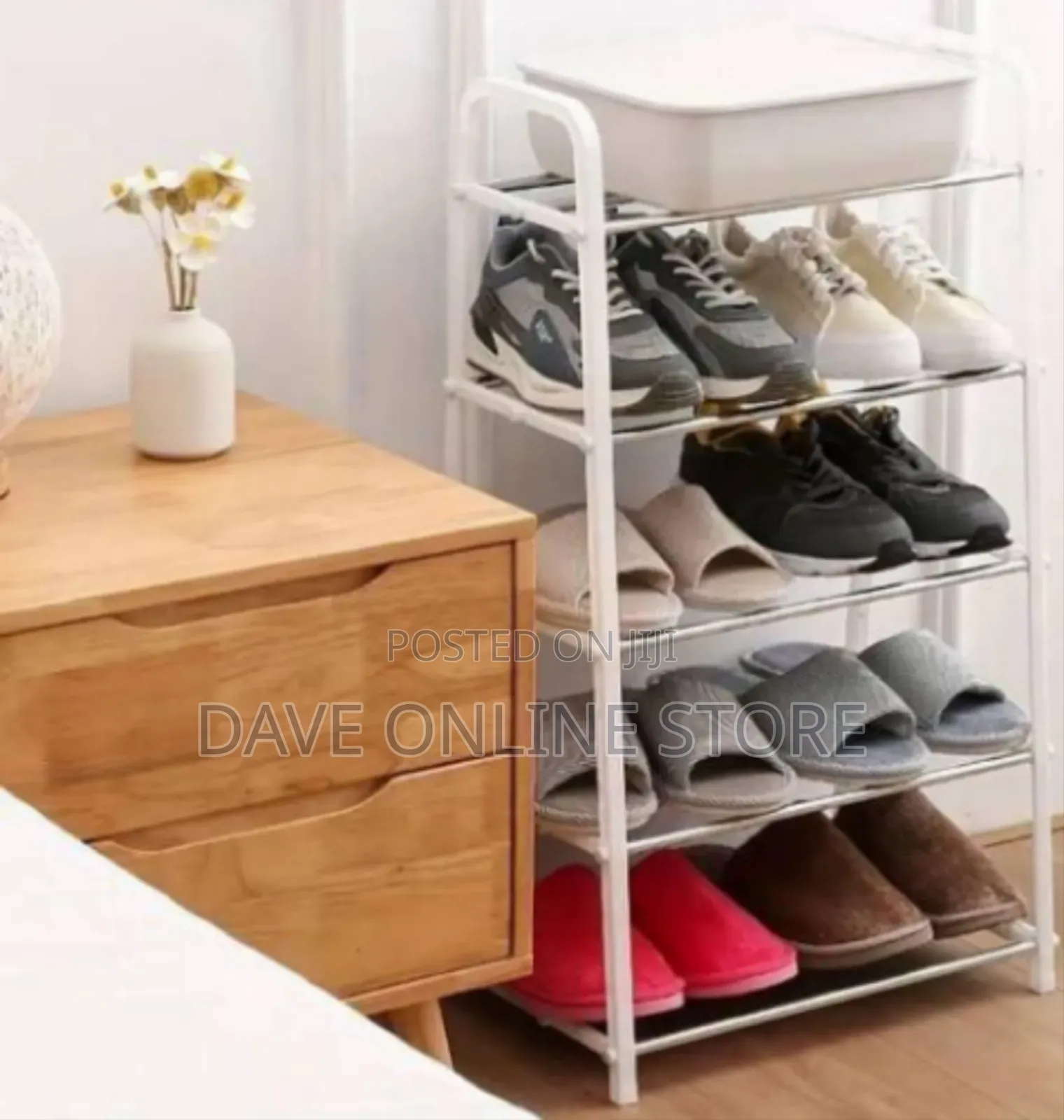 Stylish Space-Saving 4-Tier Shoe Rack Organizer