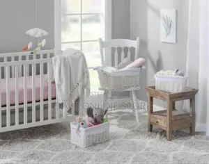Wicker Storage Basket Set With Liners (Set of 3)