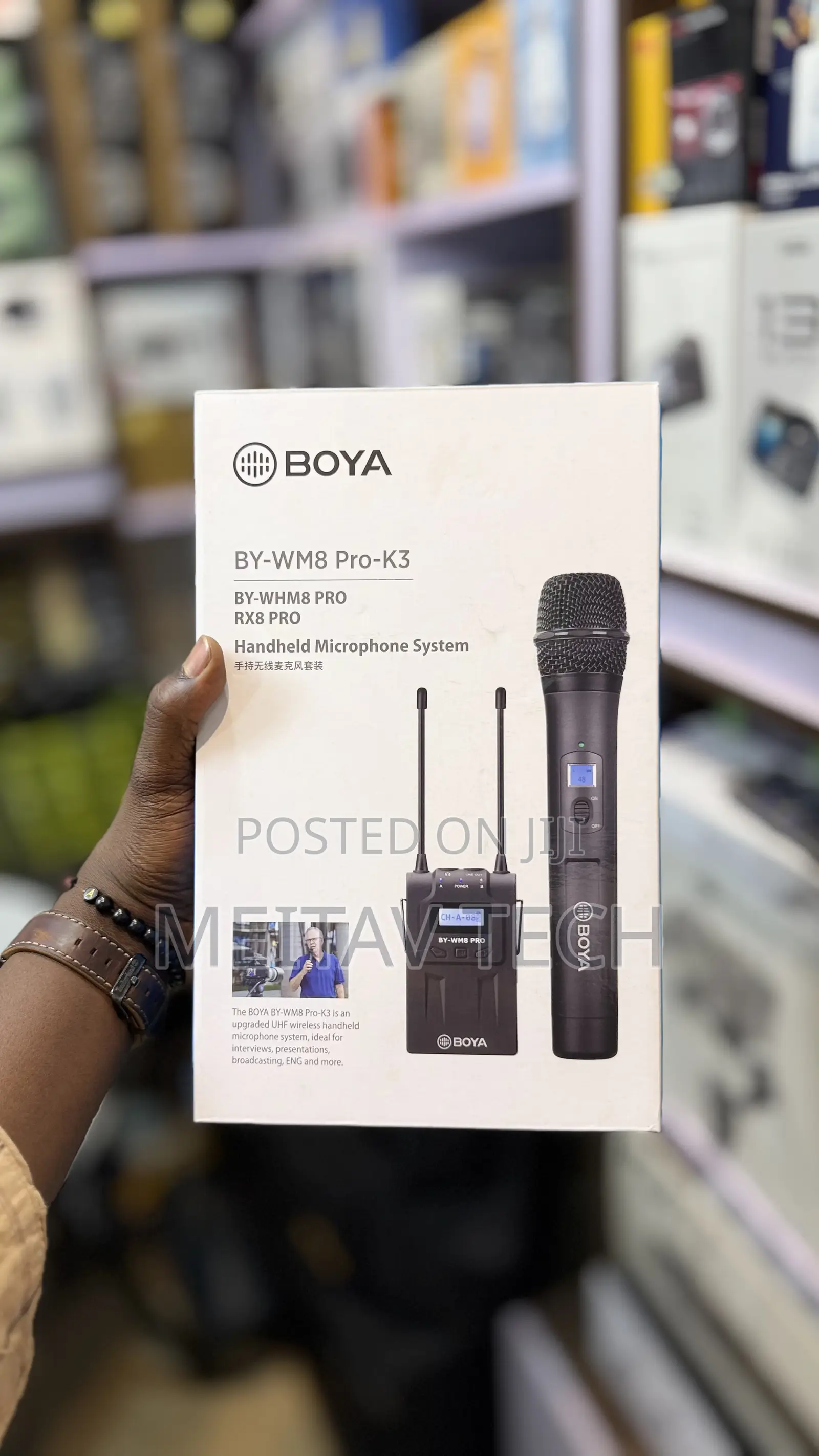 Boya by-Wm8 Pro- Wireless Handheld Microphone System