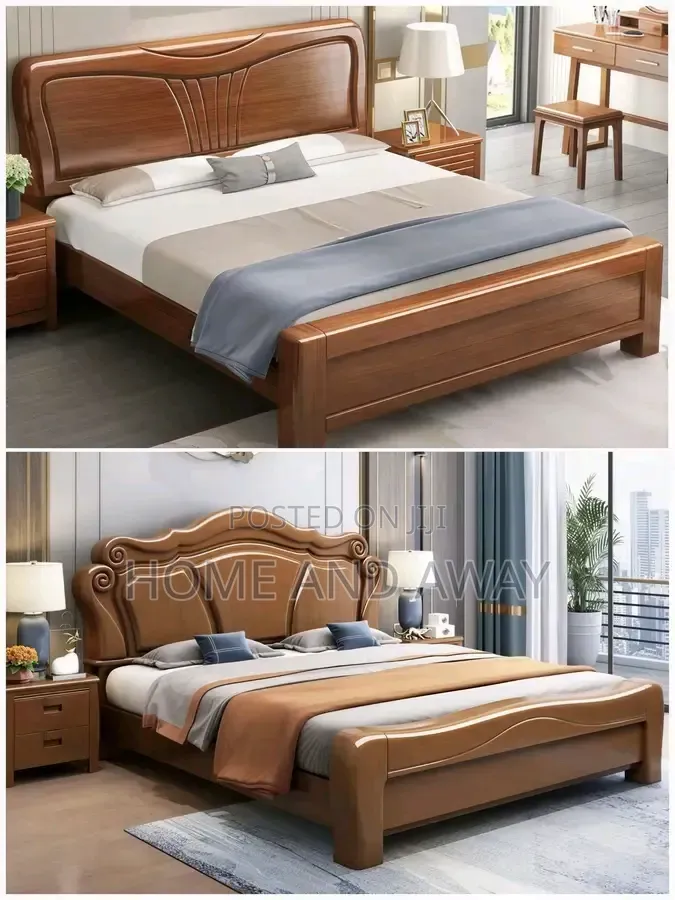 Indian Wooden Beds From 1,600,000/- In Any Colour/Size With Delivery