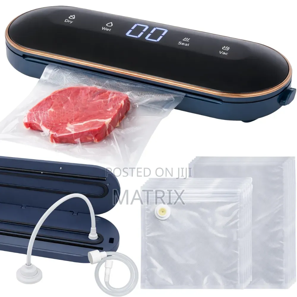 Automatic Food Vacuum Sealer Machine With 10 Bags Starter Kit