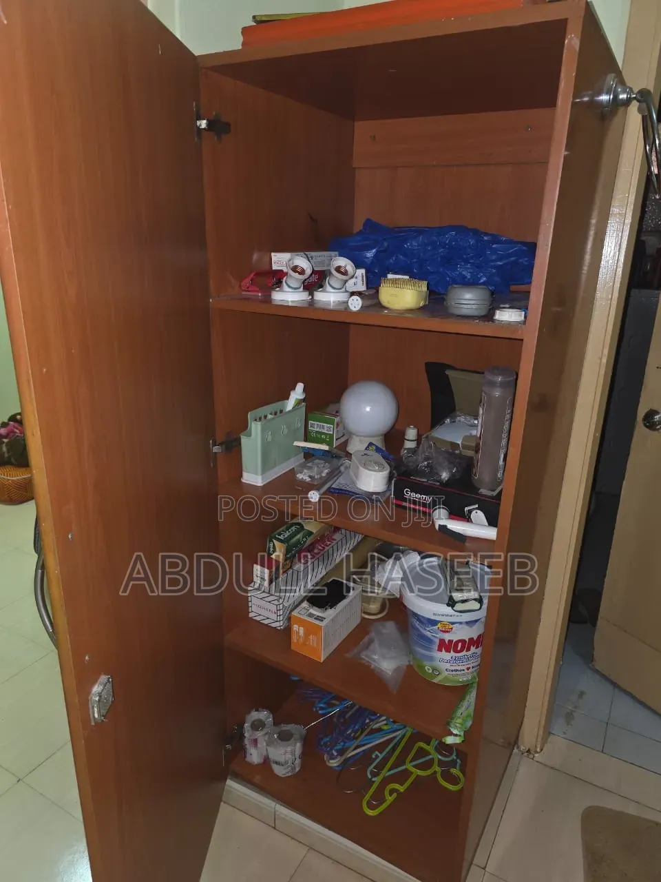 Wooden Wardrobe / Clothes Cabinet in Good Condition
