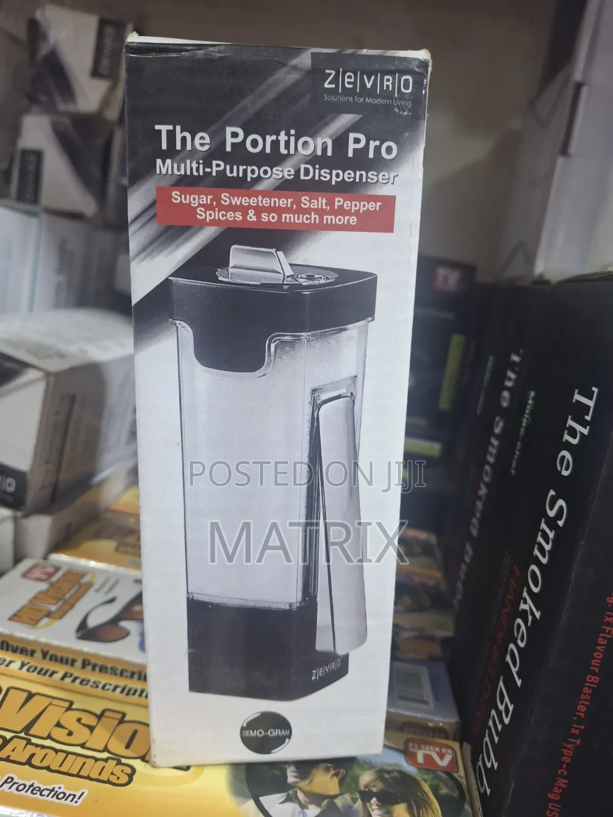 The Portion Pro Kitchen Table Dash Salt Sugar Spice Spoon Dispenser