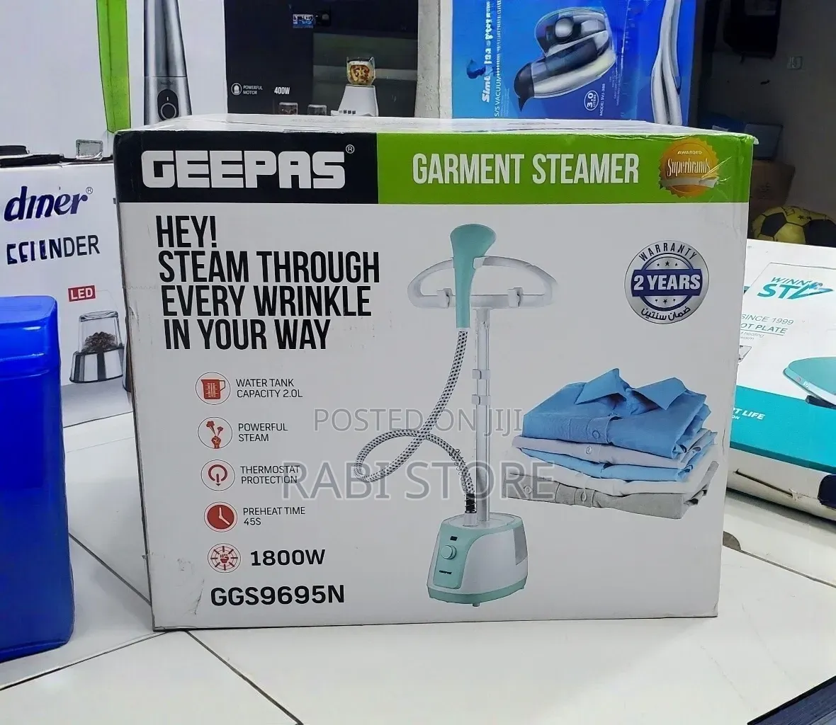Geepas 2l Garment Steamer 1800w Garment Steamer