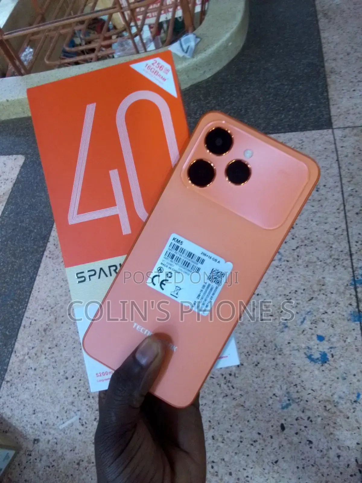 New Tecno Spark 40 256 GB Orange