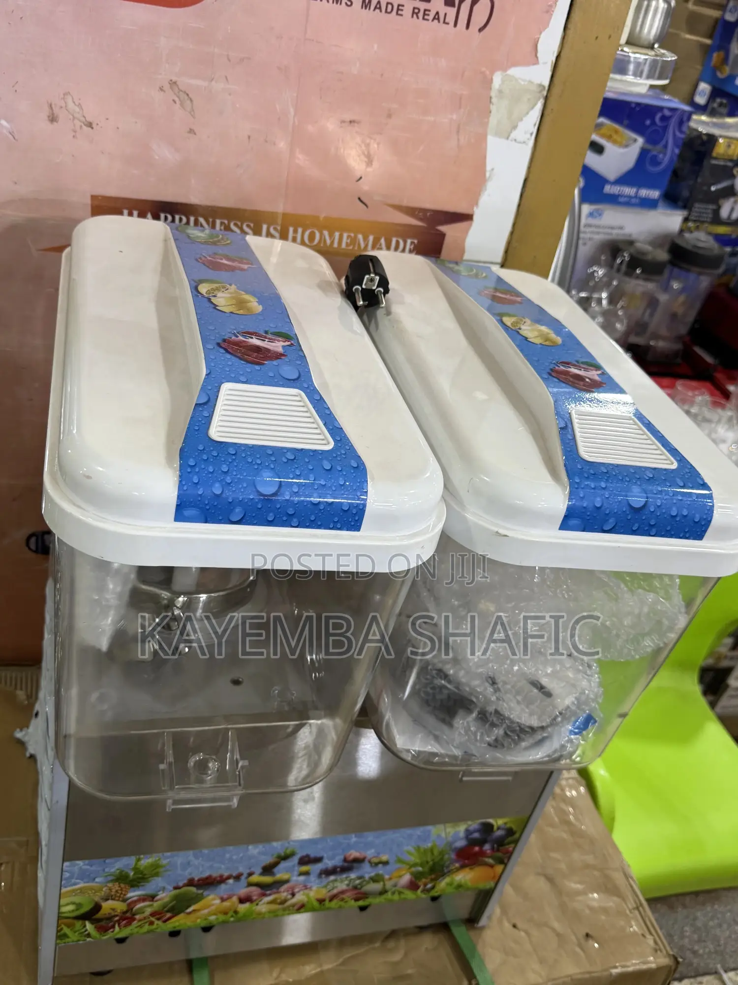 Commercial Double Tank Juice Dispenser