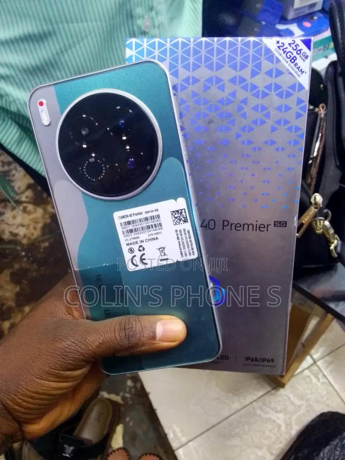 New Tecno Camon 40 Premier 256 GB Green