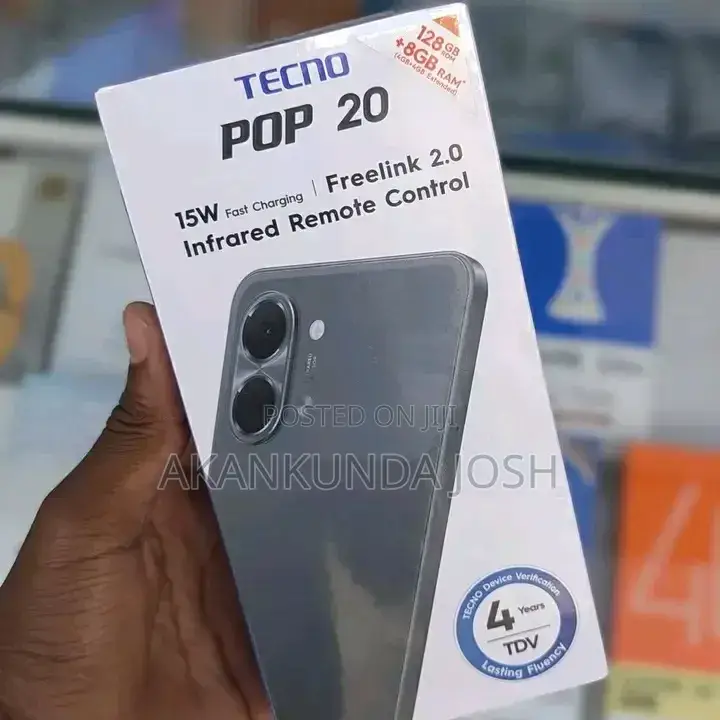New Tecno Pop 20 128 GB Gray