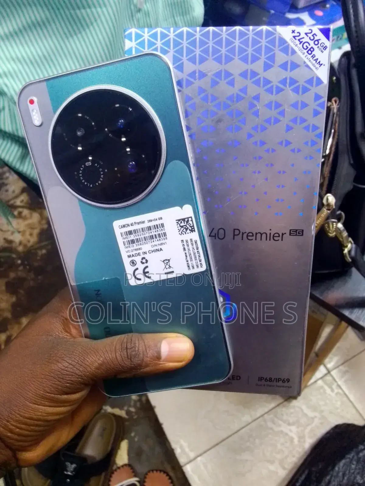 New Tecno Camon 40 Premier 256 GB Green