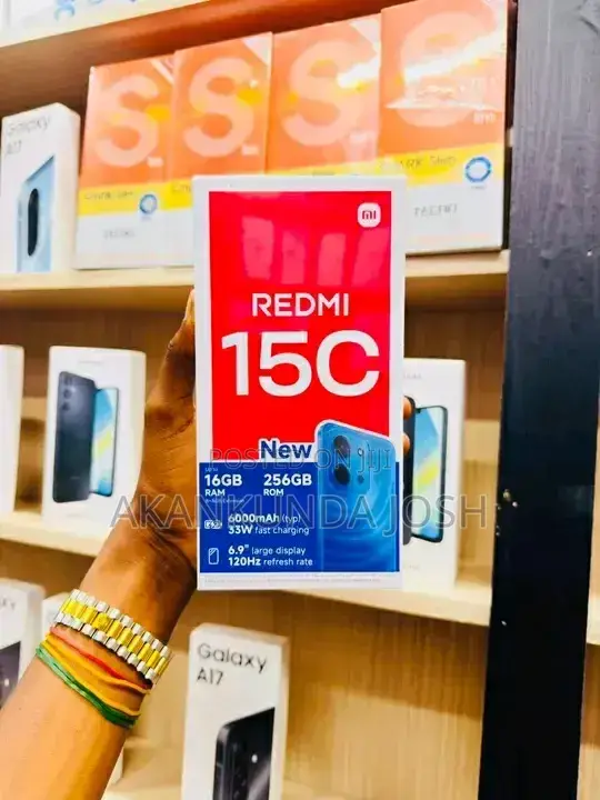 New Xiaomi Redmi 15C 4G 256 GB Black