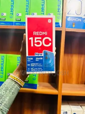 New Xiaomi Redmi 15C 4G 256 GB Black