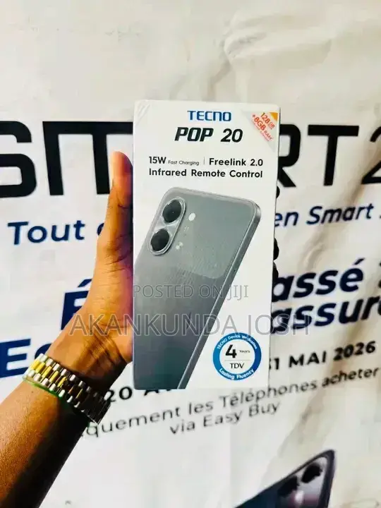 New Tecno Pop 20 128 GB Black