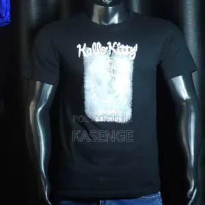 Black Yadcrew Hello Kitty Lace Cat T-shirt.