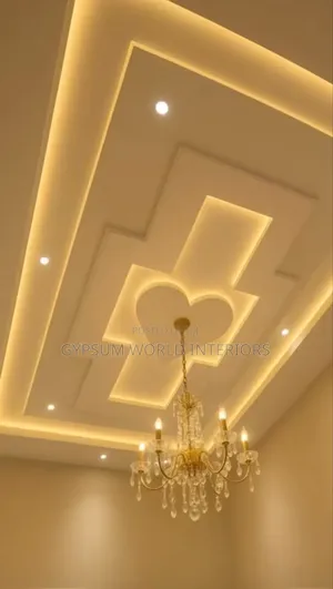 Ceiling Gypsum Work Najjera Homes