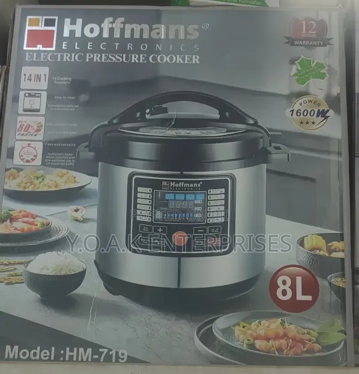 Hoffman Electric Pressure Cooker 8l